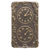 Whitehall Acanthus Indoor Outdoor Wall Clock & Thermometer | 8 H x 13.75 W x 1.25 D in | Wayfair 1957