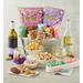 Basket Of Sweets With Red And White Wine, Family Item Food Gourmet Assorted Foods, Gifts by Harry & David