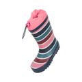 Mountain Warehouse Childrens Unisex Childrens/Kids Rainbow Striped Wellington Boots (Pink) - Size UK 6