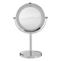 Cardiff Dressing Mirror In Chrome Plated Frame With LED
