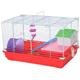 Hamster Cage Small Pet Animal Travel Cage Box Double Layers