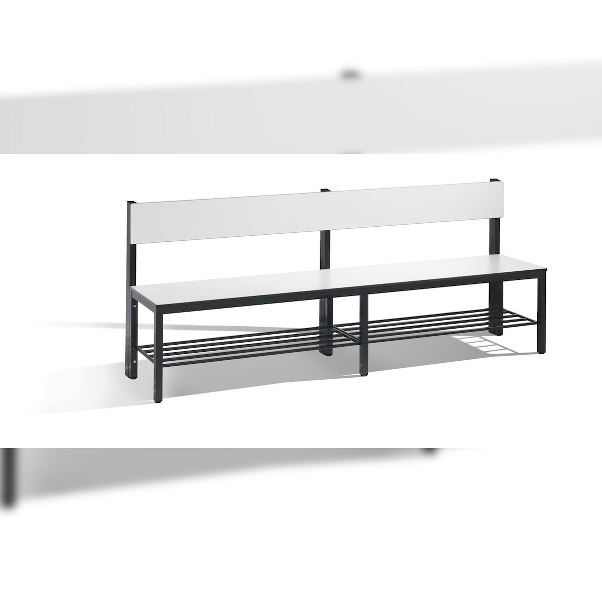 C+P Sitzbank mit Rückenlehne, Basic Plus, H796xB1960xT407mm Image