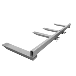 Langguttraverse Transportgeräte LGT 4 5 lackiert RAL7005 Mausgrau Stapler Image