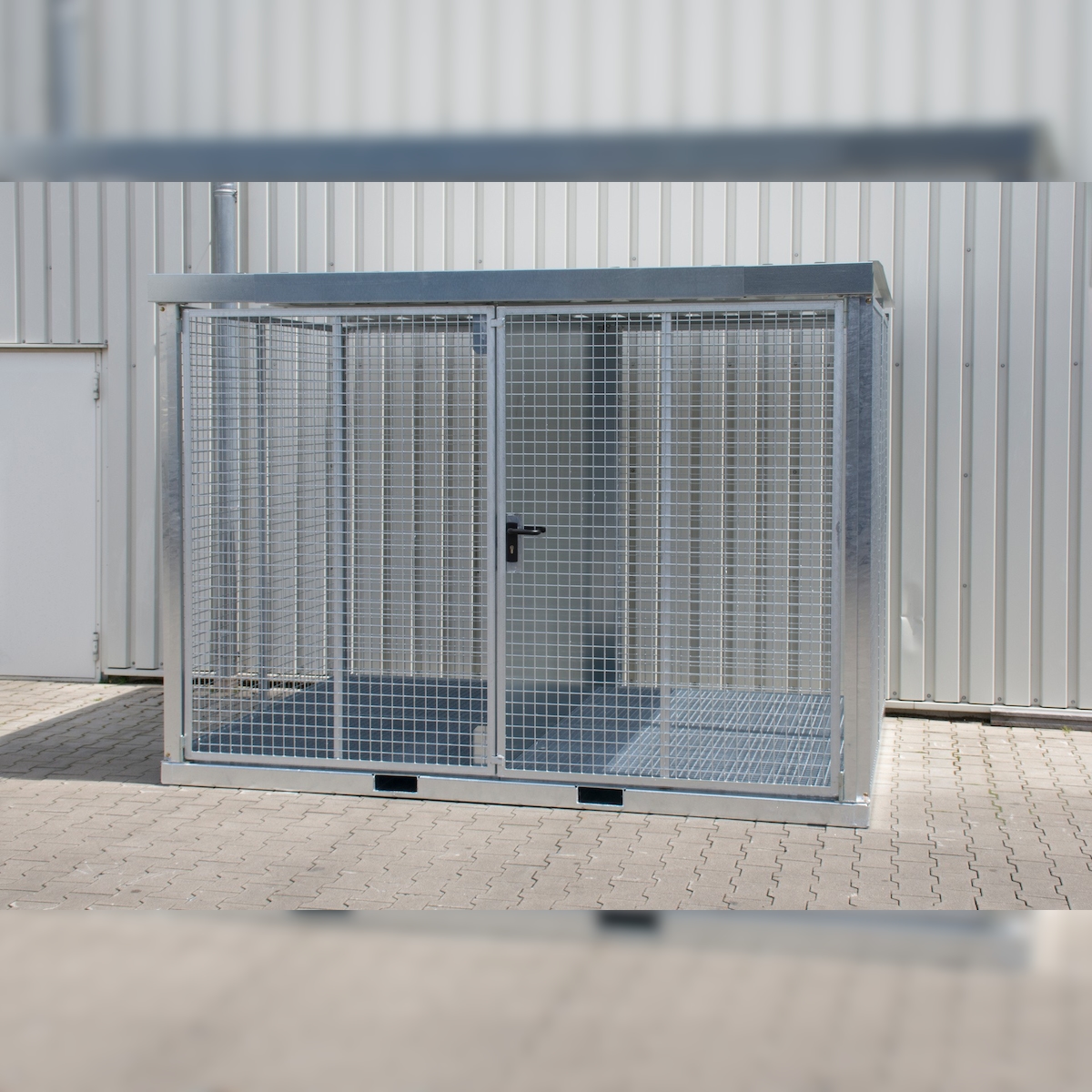 Gasflaschen Container E G M5 feuerverzinkt Umwelt Lagertechnik Image