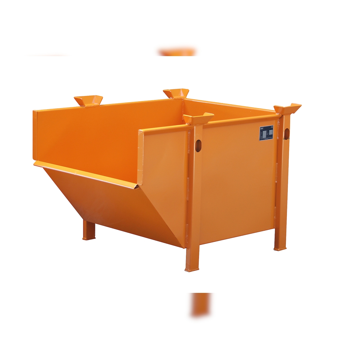 Materialbehälter BBM 500 lackiert RAL2000 Gelborange Stapler Anbaugerät Image