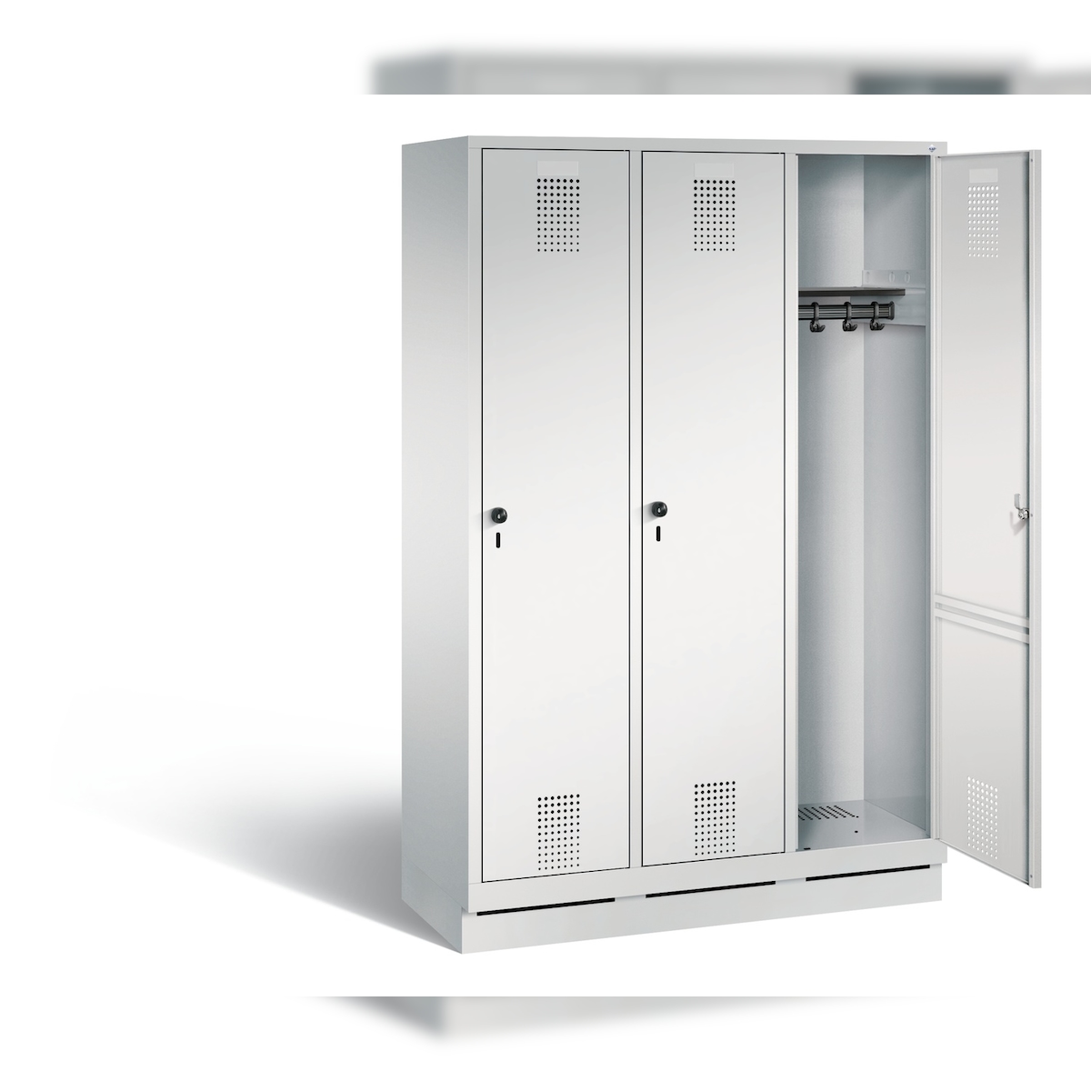 C+P Garderobenschrank Evolo, H1800xB1200xT500mm Image