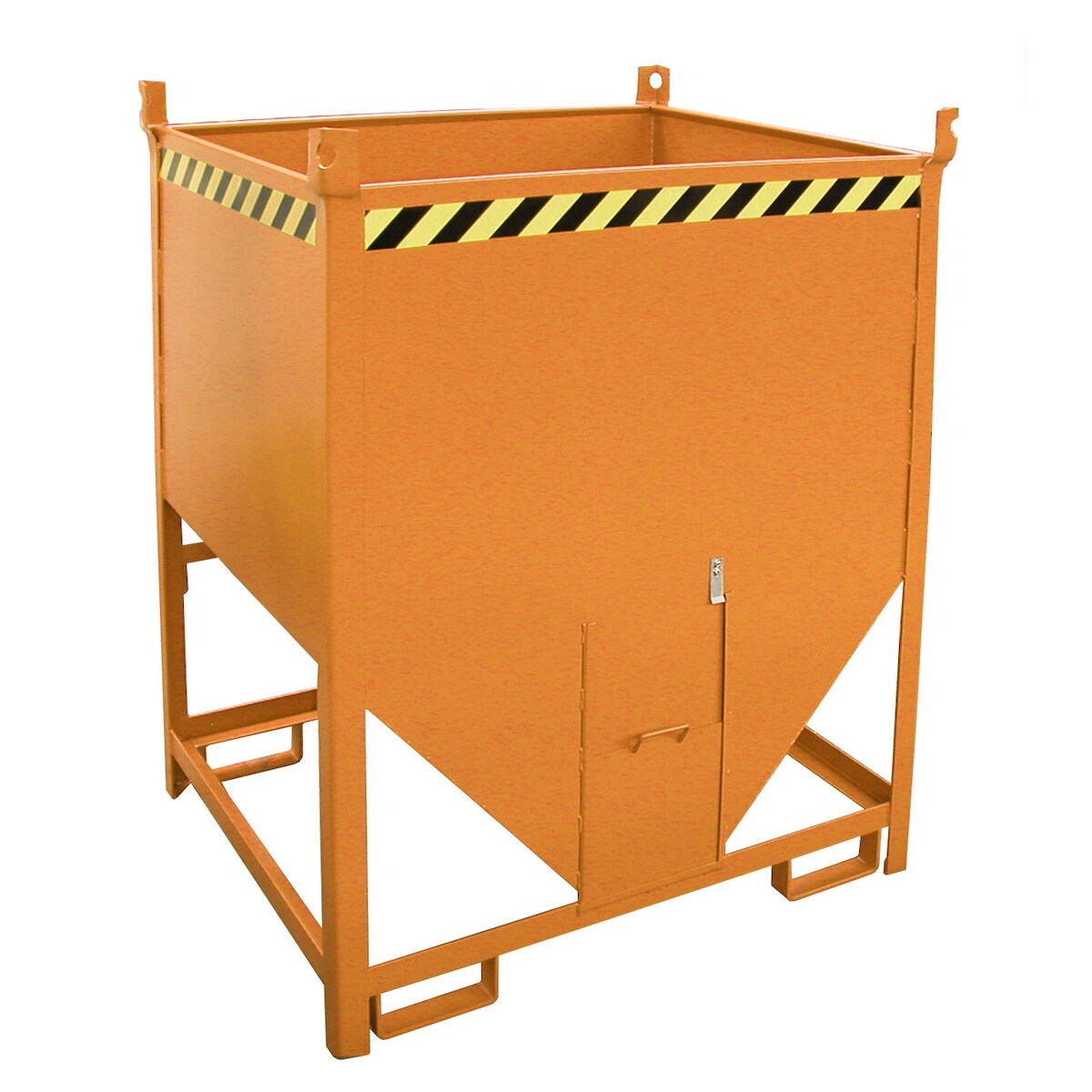 Silobehälter Behälter SGS 100 lackiert RAL2000 Gelborange Stapler Anbaugerät Image