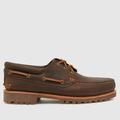 Timberland authentic 3 eye boat shoes in brown