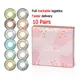 Magister 10 pairs/20pcs Colored Contact Lenses 6 Months Soft Contact Lens 3TONE Contact Lenses For