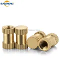 5/25X M3 M4 M5 M6 M8 Type B Solid Brass Copper Injection Molding Knurl Thread Insert Nut Embedded