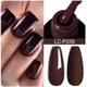 LILYCUTE Dark Brown Gel Nail Polish Autumn Winter Chocolate Wine Red Caramel Color Series For