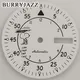 BURRYJAZZ 28.5mm No Logo NH36 Watch Dials White Dial Green Luminous Fit 3 O'clock 3.8 O'clock Case