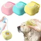 Pet Dog Shampoo Brush Cat Massage Comb Grooming Scrubber Brush for Bathing Soft Silicone Rubber