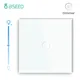 BSEED 1Gang Wall Dimmer Switch 1way Touch Sensor Switch Led Light Wall Switch Glass Panel EU