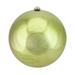 Lime Green Shatterproof Shiny Christmas Ball Ornament 10" (250mm)