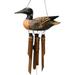 ZQRPCA 114 Cohasset Loon Bamboo Wind Chime Hand Painted