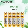 PUJIMAX – piles alcalines 27A 12V 10 pièces 27MN pour dispositif antivol verrouillage par