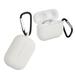 kwmobile Silicone Case Compatible with Apple AirPods Pro 2 - Case Protective Cover for Headphones - White