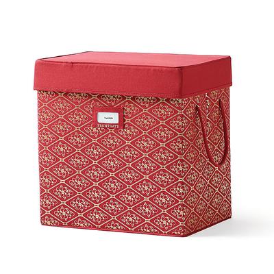 Deluxe Oversized Ornament Storage Chest - Frontgate - Holiday Storage