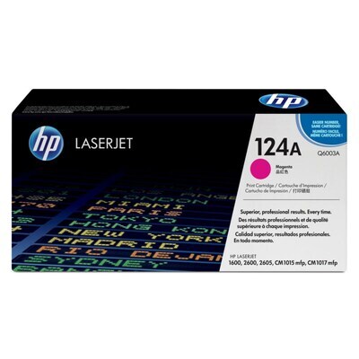 HP Q6003A / 124A Original Toner Magenta fuer ca. 2.000 Seiten Image