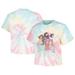 Unisex Blue Disney Princess Dreams in Bloom Tie-Dye T-Shirt