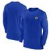 Men's Nike Royal Los Angeles Rams Sideline Coach Performance Long Sleeve T-Shirt