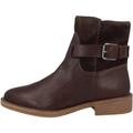 Clarks Cologne Strap Leather Boots In Standard Fit Size 6