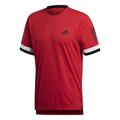 adidas Men's 3-Stripes Club T-Shirt, Scarle, XS Red