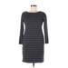 Uniqlo Casual Dress - Sweater Dress: Gray Marled Dresses - Women's Size X-Small