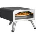 Deco Chef Stainless Steel Countertop Electric Pizza Oven Steel in Black/Gray | 11 H x 21.3 W x 15.4 D in | Wayfair EPZ03BLK