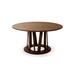 Maria Yee Dune 60" Solid Wood Pedestal Dining Table Wood in Brown | 30 H x 60 W x 60 D in | Wayfair 229-109914F11