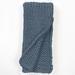 Birch Lane™ Estiva Cable Knit Throw Polyester in Gray/Blue | 60 H x 50 W in | Wayfair 649530837D5A425987F8418EC20CAB94