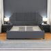 Latitude Run® Armagan Upholstered Storage Bed Metal in Gray | 43.7 H x 63.3 W x 85.6 D in | Wayfair FEB24F6CEB924C78A47F6E784D098C70