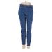 Lands' End Jeggings - Mid/Reg Rise: Blue Bottoms - Women's Size Small