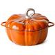 GiMLy Cast Iron Pot with Lid, Non-Stick Cooking Pan, Casserole, Enameled Cast Iron Casserole Dish with Lid, Enamel Pot Cast Iron Casserole Dutch Oven Casserole - Pumpkin Casserole