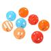 8PCS Cat Toys Jingle Bell Hollow Balls Kitten Chase Pounce Toy Interactive Play Teasing Toy (Random Color)