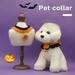 Mairbeon Halloween Pet Collar Stylish Comfortable Dogs Cats Festive Neck Strap for Party Halloween Decoration