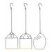 NUOLUX 3 Sets of Hummingbird Swing Portable Bird Perch Metal Frame Bird Swing Bird Training Stand Rack