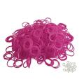 600 Refillable PINK Rubber Loom Band for Bracelet Necklace DIY