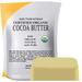 Mary Tylor Naturals Organic Cocoa Butter 1 lb - USDA Certified Raw Unrefined Non-Deodorized Rich In Antioxidants - for DIY Recipes Lip Balms Lotions Creams Stretch Marks