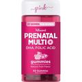 Prenatal Vitamins | 60 Gummies with DHA and Folic Acid | Non-GMO & Gluten Free Multivitamin | Natural Fruit Flavor | by Pink