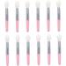 12pcs Silicone Lip Brush Silicone Basting Brush Clear Lash Mascara Make up Kit Lip Brush Applicator Silicone Lip Brushes Make up Brush Lip Mask Brush Lip Mask Applicator Silica Gel