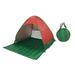 up Tent Beach Tent Portable Tent UPF 50 up Beach Sun Protection Camping Tent Quick Cabana for Backyard Beach Family Camping Fishing Red XL