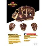 Rawlings Heart of the Hide 11 3/4 Baseball Pitcher/Infielder s Glove PRO-GOLDYVII