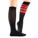 Women s 3-Pack Black Cushioned Odor Control Knee High Non Slid Gel Grips Yoga Pilate Barre Dance Socks Size 5-10