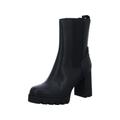 Calvin Klein Damen Platform Chelsea Boot LTH WN YW0YW01140 Mittelhohe Stiefel, Schwarz (Triple Black), 37 EU