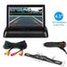 4.3in Foldable LCD Display Monitor Car Rear View Backup LED Night Camera