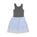 Gap Kids Dress - A-Line: Blue Solid Skirts & Dresses - Size X-Large
