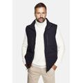 Steppweste CABANO "Cotton-Touch-Weste", Herren, Gr. 26, blau (dunkelblau), 100% Polyester, klassisch, normal, hoch geschlossener Ausschnitt, Westen, in wasserabweisender Qualität