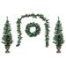 The Holiday Aisle® 30' Lighted Artificial Christmas Tree - Stand Included in White | Wayfair 1C6BB9F121A949BDB570D4378848AC82